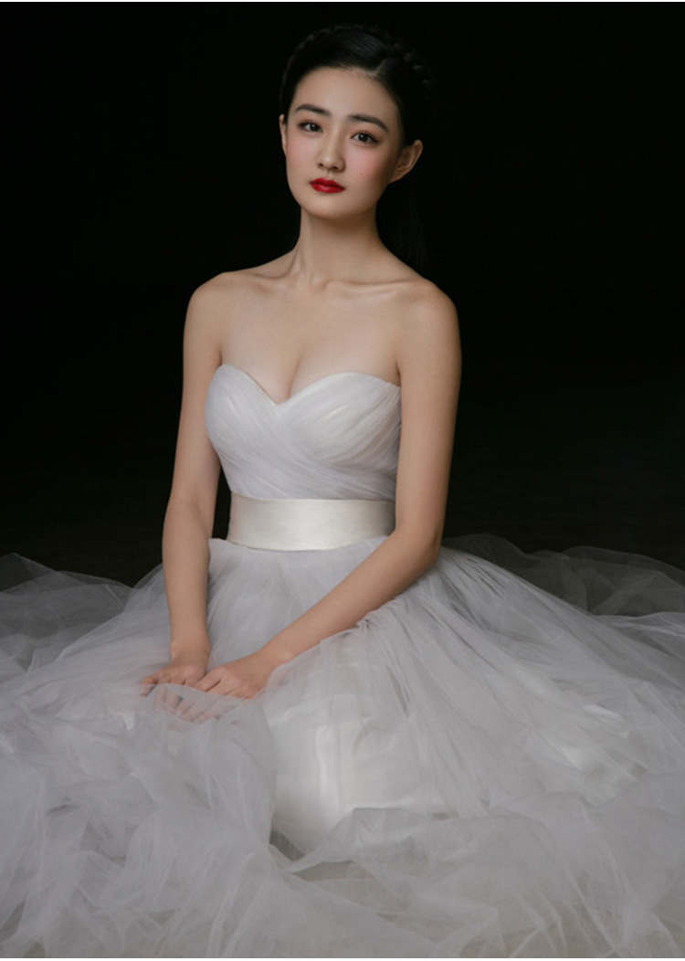 WDDH1571 strapless Slim Wedding dress